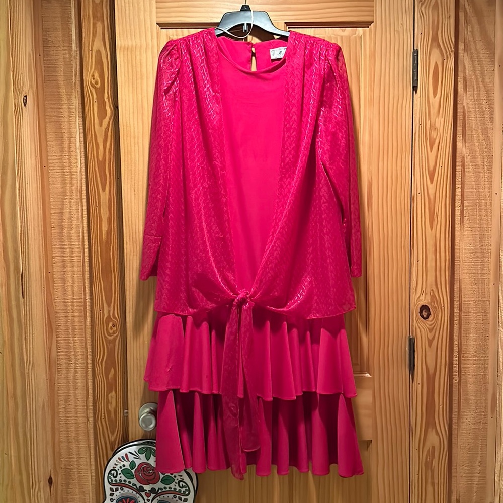Vintage Volup Pink Dress Retro Pinup Pinupgirl